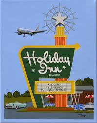 Image result for Yellow 1990 Holiday Inns of America