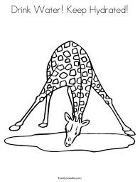 Maybe you would like to learn more about one of these? Drink Water Keep Hydrated Coloring Page Twisty Noodle