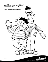 Color In These Best Friends Color Activities Fun Activities Sesame Street Characters
