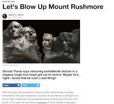 Rushmore is a massive carving cut out of the side of a mountain of what is suppose to be four of our greatest presidents. Vice Let S Blow Up Mount Rushmore Newsbusters