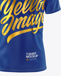 Download Men S V Neck T Shirt Mockup In Apparel Mockups On Yellow Images Object Mockups