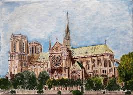 Tableau Peinture Paris Notre Dame Notre Dame De Paris