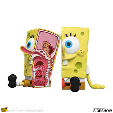 Xxposed Spongebob Squarepants Polystone Statue By Mighty Jaxx Sideshow Collectibles