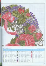 The finest cross stitch patterns. Schemes For Embroidering Exquisite Roses With A Cross