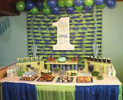 Diy Birthday Decoration Ideas At Home For Baby Boy Conner S First Birthday Party First Birthday Decorations Boy First Birthday Parties Boy Birthday Decorations