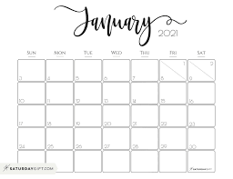 Printable paper.net also has weekly and monthly blank calendars. Elegant 2021 Calendar By Saturdaygift Pretty Printable Monthly Calendar Monthly Calendar Printable Calendar Printables Free Printable Calendar
