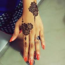 Simple Mehndi Art On Back Hand On New Year Simple Henna Tattoo Mehndi Designs For Fingers Finger Henna