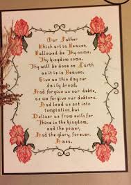 You can find the pattern here. Lord S Prayer Cross Stitch Pattern Leaflet 1 Creations By Christine Prayer Cross Lords Prayer Cross Cross Stitch