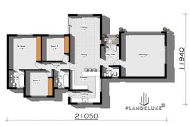 Open floor plans are a signature characteristic of this style. 3 Bedrooms Single Story House Plans With Photos 171sqm Plandeluxe