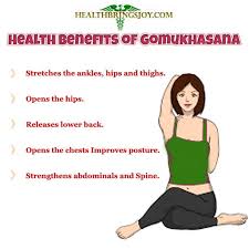 Health Benefits Of Gomukhasana Cow Face Pose Cow Face Pose Improve Posture Health Benefits