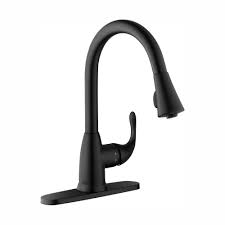 Maybe you would like to learn more about one of these? Glacier Bay Market Single Handle Pull Down Kitchen Faucet With Turbospray And Fastmount In Matte Black Hd67551 0310h The Home Depot