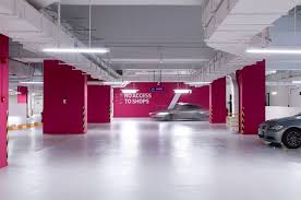 Sensational Stylish Car Park Designs Interesting Car Park Decorating Ideas With Red Color Parking Design Garage Design Interior Home Building Design