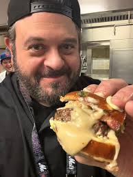 Behind-the-scenes developing my “English pub burger,” for the Mets! Section  105 in citifield