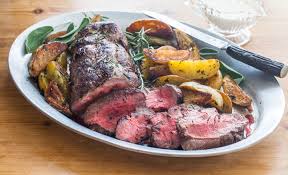 The beef tenderloin roast, when sliced into steaks, is filet mignon. Recipe Beef Tenderloin With Roast Potatoes And Horseradish Sauce Is A Smashing Holiday Menu The Boston Globe