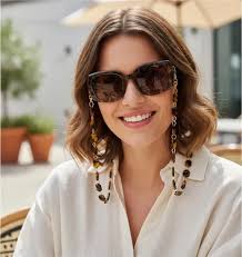 Cadena Para Lentes Y Cubre Bocas, Multicolor, Mujer.