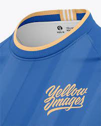 Download Long Sleeve Soccer Jersey Mockup Front Half Side View In Apparel Mockups On Yellow Images Object Mockups