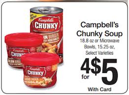 Campbell's® chunky® chicken noodle soup microwavable bowl is a ready to eat soup that works just as hard as you do. Walmart Price Match Deal Campbell S Chunky Soup Just 1 07 At Walmart