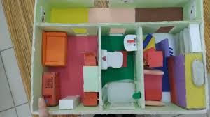 Tabi isteyenler kartondan oyuncak robot yaparak. Maket Ev Esyalari Model House Furniture Maket Ev Ornekleri Youtube