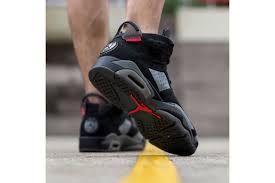 Air jordan 6 psg color: Paris Saint Germain X Air Jordan 6 On Foot Look Hypebeast