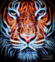 Tiger Digital Art Tiger Eyes By Marco Fischer Tiger Art Tiger Artwork Big Cats Art