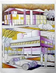 Villa Savoye And Heidi Weber Museum Architectural Drawing Arch Student Com Architecture Drawing Architecture A Frame House Plans