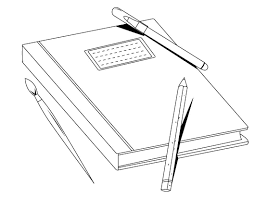 Make a fun coloring book out of family photos wi. Online Coloring Pages Coloring Page Notebook And Pencils School Supplies Coloring Books For Children