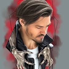 Haunted malcolm bright" Poster by Lilia-SEILLAN