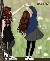Although these pictures are great, you want cool best friend picture ideas—photos you can post on social media or hang up in your room. 26 Anime Art Girl Ideas Art Girl Bff Drawings Girl Drawing