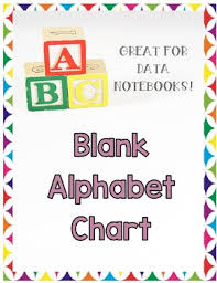 Blank Abc Chart Worksheets Teaching Resources Tpt