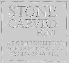 Archaic buchstaben als vektoren und clipart image . Stein Gemeisselt Schriftart Alphabet Auf Felsplatte Chips Und Kratzer Alte Abc Archaic Buchstaben Lizenzfrei Nutzbare Vektorgrafiken Clip Arts Illustrationen Image 60551566
