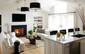 Basement 18 Model Home That Is Elegant And Modern As Well As Having All The Usefulness Of Th Contemporary Family Rooms Living Room Kitchen Family Room Design