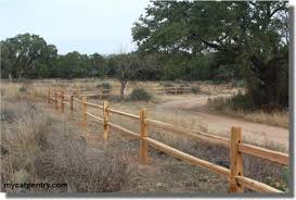 The split rail, or post and rail, fence is essentially a rustic version of a post and board fence style and is similarly a good choice for a decorative accent, for delineating areas, or for marking boundaries without creating a solid visual barrier. Split Rail Fence Learn How To Build A Ranch Style Fence