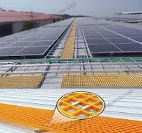 Solar Rooftop FRP Walkway Factory