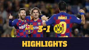 Barcelona are so desperate to lure erling haaland to camp nou that they would be willing to let superstar captain lionel messi walk away if they can sign the borussia dortmund star, according to the sun. Highlights Barca 3 1 Borussia Dortmund Youtube