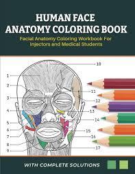 Human Face Anatomy Coloring Book