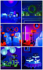 Diy Home Projects Glow In Dark Party Glow Party Blacklight Party