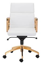 These deals for white desk chairs are already going fast. Verne Gold Low Back Office Chair White Furniture Ca