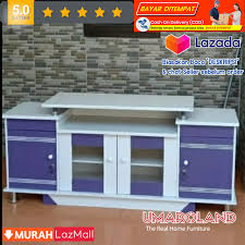 Dengan begitu, ruangan akan lebih rapi dan nyaman lemari kaca aluminium ini dibuat dari bahan aluminium dan kaca, sedangkan bagian kakinya dibuat menggunakan besi sehingga rak tv ini tahan. Meja Tv Minimalis Modern Bufet Tv Lemari Tv Rak Tv Minimalis Ungu Lazada Indonesia