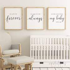 Nursery Decor Set Of 3 Prints Nursery Wall Art Nursery Prints Nursery Art Kids Room Decor Girl Boy Vivideditions