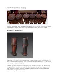 Nama pikon sendiri berasal dari bahasa baliem yaitu tifa dimainkan dengan cara ditepuk dan manghasilkan bunyi ritmis. Alat Musik Tradisional Gonrang