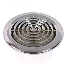 Round Ceiling Diffuser Chrome Circular Grille 4 100mm Ceiling Diffuser Ceiling Diffuser