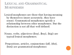 Check spelling or type a new query. Morphemes Online Presentation