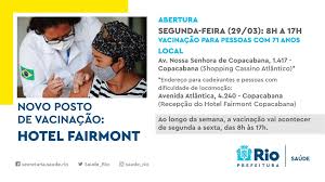 Confira abaixo os calendários e mantenha suas vacinas atualizadas. Fairmont Rio E Novo Posto De Vacinacao No Rio Hotelaria