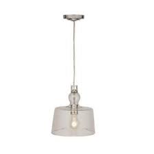 Home Decorators Collection 1 Light Ceiling Clear Glass Bowl Pendant 25404 15 At The Home Depot Bowl Pendant Light Fittings Home Decorators Collection
