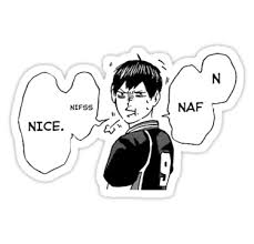 Kageyama Naf Nuff Nice Sticker By Astromeow In 2021 Anime Printables Cute Stickers Anime Stickers Even karasuno high school's intimidating volley ball team makes an appearance! kageyama naf nuff nice sticker by