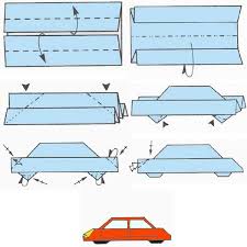 Origami Car Instructions Origami Pie Geld Falten Auto Geld Falten Geburtstag Origami Weihnachten