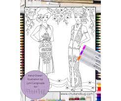 Welcome to our supersite for interactive & printable online coloring pages! Printable Fashion Coloring Pages 6 Pack 6 Coloring Sheets Of 1920s Fashion 8 5 X 11 Pdf Chub And Bug Illustration Wall Art And School Supplies For Kids And Babies