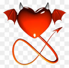 Devil horn vector icon logo design illustration template. Sepo Logo Blancokopie Heart Devil Horns Tail Wings Kotu Kalp Free Transparent Png Clipart Images Download