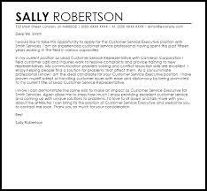 Best executive cover letter examples. Customer Service Executive Cover Letter Sample Cover Letter Templates Examples