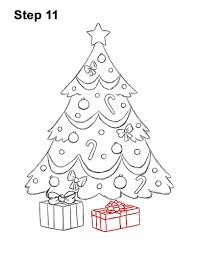 It's often a tradition to put the star or angel on the christmas tree last, but for the drawing, we'll do it first! How To Draw A Christmas Tree Video Step By Step Pictures